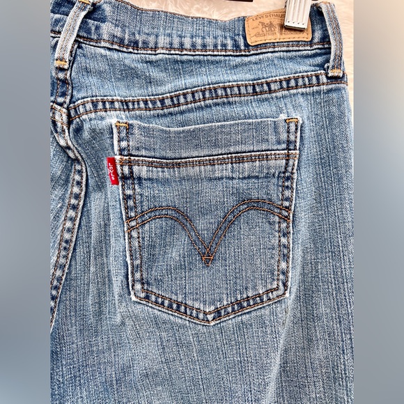 Levi’s 515 Bermuda Denim Cuffed Shorts size 8 - Picture 5 of 13